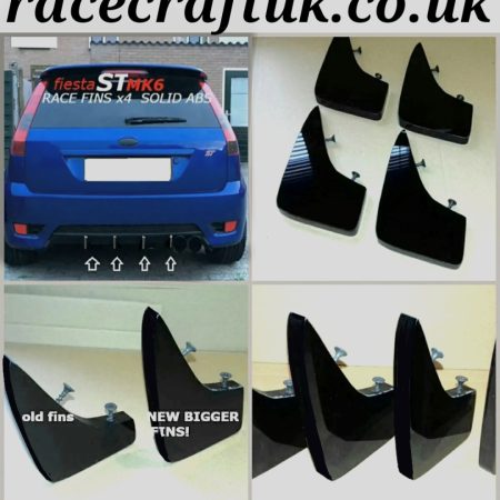 Fits"ford fiesta mk6 zetec s diffuser fins/zetec s mk6/fiesta st150 diffuser fin
