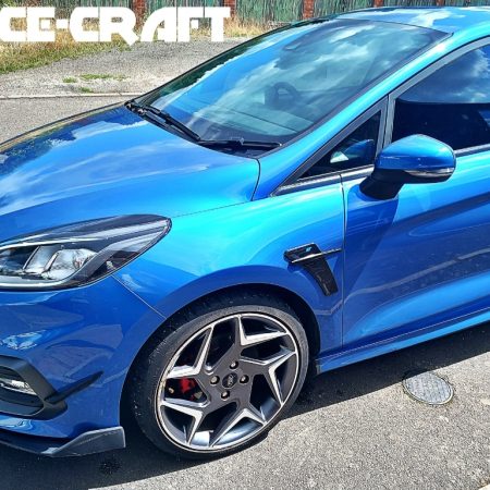 Fit's Ford Fiesta MK8/8.5 ST Wing Sticker Vents,FORD MK8 ST STICKERS BLACK