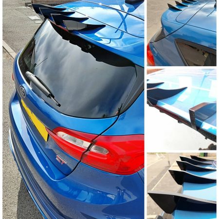 Ford Fiesta ST MK8  Spoiler Airflow fins,Fiesta ST MK8 spoiler fins x4,