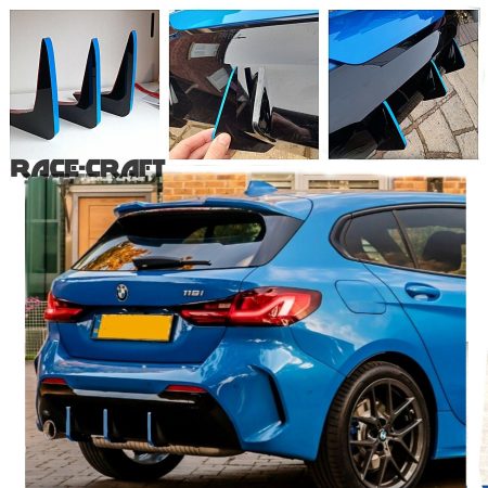 For BMW 118i M SPORT 1.5i F40 Diffuser extensions,2019-2020 DIFFUSER EXTENSIONS