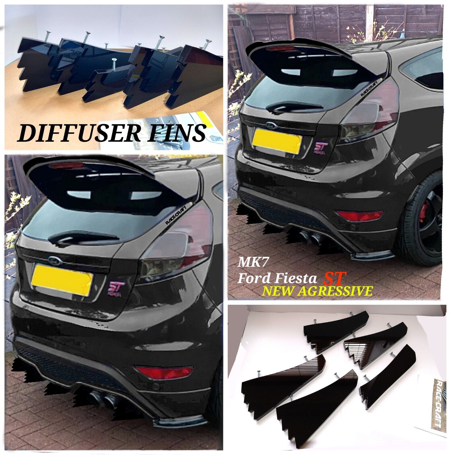 thumbnail image 2 of Stealth Black Symposer Deletion Blank Kit For Ford Fiesta Mk7 ST180/ST200 1.6L EcoBoost - Removes Sound Symposer For Cleaner Engine Bay 2 of 13