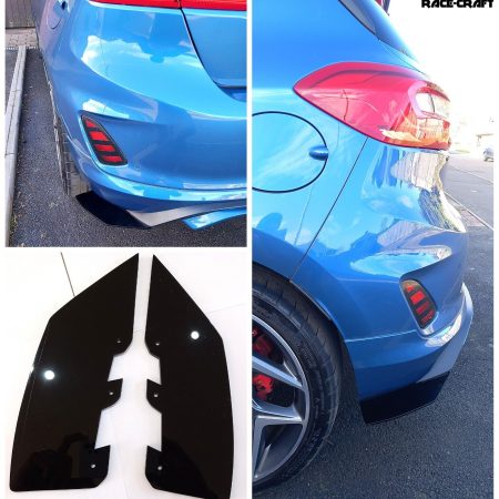 "Fits" Fiesta ST MK8 REAR CORNER SPLITTERS/MK8 Ford Fiesta ST REAR SPATS,MK8 ST