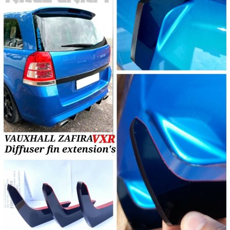 "For" vauxhall zafira vxr Diffuser Fin extension's, Vauxhall zafira vxr diffuser