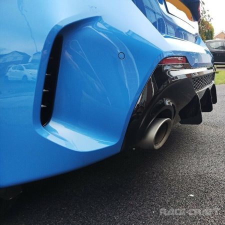 BMW  F40 M135i M SPORT Diffuser Fin extensions, 2019- BMW DIFFUSER EXTENSIONS,