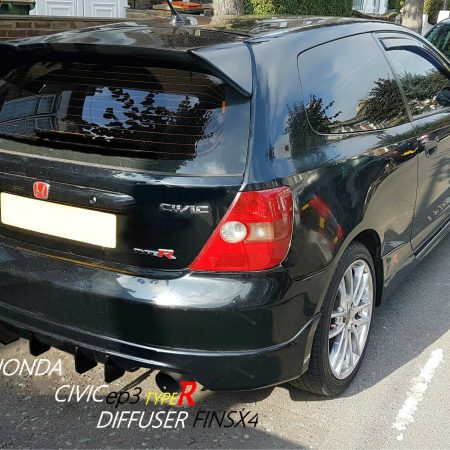 HONDA CIVIC TYPE R EP3 DIFFUSER FINS/VTEC DIFFUSER FINS/CIVIC TYPE R FINS/type r