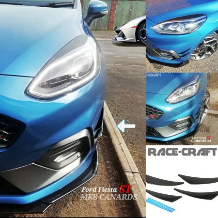 "Fits" Ford Fiesta ST MK8 Bumper Canards,Ford Fiesta ST front bumper canards.ST