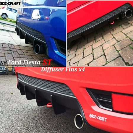 "Fits"ford fiesta mk6 st diffuser fins/zetec s fiesta st diffuser fins,fiesta st