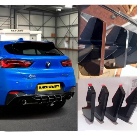 BMW X2 F39 M SPORT REAR BUMPER DIFFUSER FINS,BMW X1 F39  M-SPORT  DIFFUSSER FINS