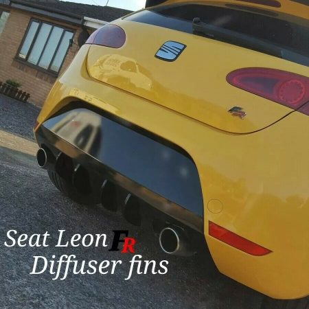 Seat Leon FR MK2  facelift fr 2009-2012 diffuser fins/seat leon fr mk2 diffuser