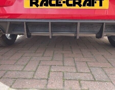 VW Golf 7.5 MK 7.5 GTI diffuser fins  Rear Bumper Diffuser fins x4/Golf gti