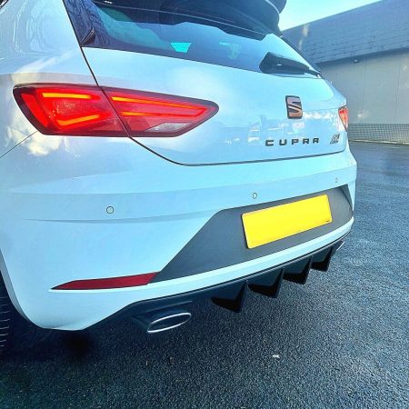 FOR 2.0 Tdi Cupra Leon mk3.5 F5 DIFFUSER  EXTENSIONS,MK3.5 2.0 TDI 2019