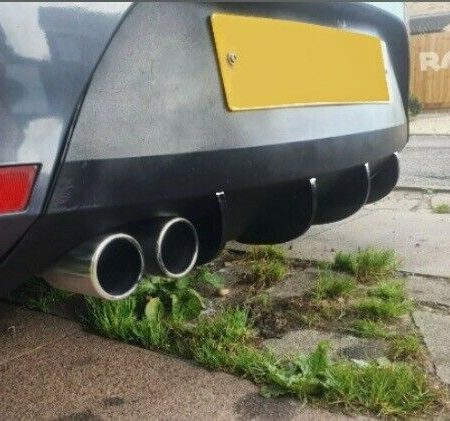 SEAT Leon MK2 Cupra / FR Finned Diffuser fins x4,Seat Leon MK2 DIFFUSER FINS X4