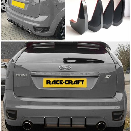 For Ford Focus MK2 ST225 Diffuser Fins MK2 FORD FOCUS ST225 DIFFUSER FINS,MK2 ST