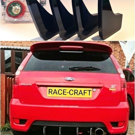 "Fits" ford fiesta mk6 st diffuser fins/zetec s fiesta st diffuser fins,st fins