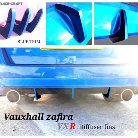 "For" vauxhall zafira vxr Diffuser extension's,Vauxhall zafira vxr diffuser BLUE