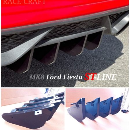 "Fits" Ford Fiesta MK8 ST LINE Diffuser Fins,Ford Fiesta ST LINE DIFFUSER FINS