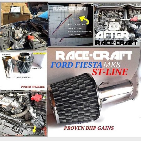 Fits" Ford fiesta ST LINE  MK8 1.0T MAF HOUSING+ FREE CARBON AIR FILTER,AIR FILT