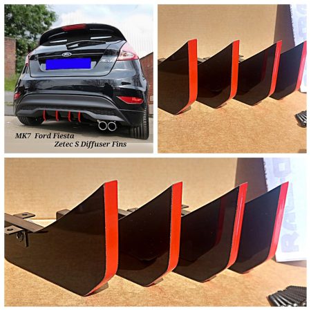 FIT'S FORD FIESTA ZETEC S MK7 DIFFUSER FINS, FORD FIESTA ZETEC S MK7 DIFFUSER FI