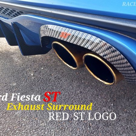 Ford Fiesta ST MK8/8.5 exhaust Surround,RED LOGO