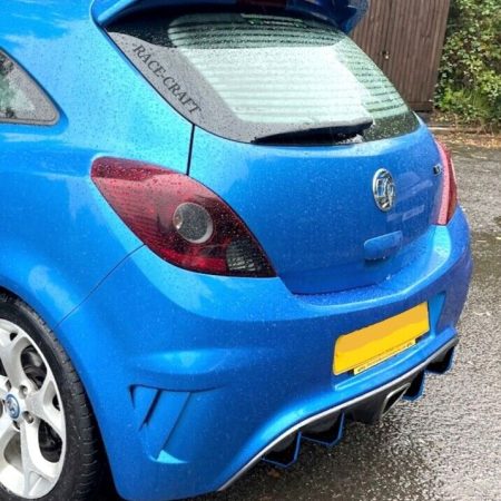 Vauxhall Corsa D VXR DIFFUSER FINS EXTENSIONS, 06-14 CORSA VXR DIFFUSER ,CORSA D