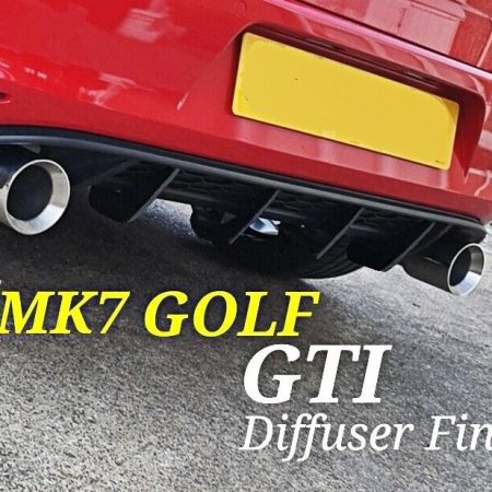 VW Golf 7 MK 7 GTI diffuser fins 2014-2017 Rear Bumper Diffuser fins x4/Golf gti