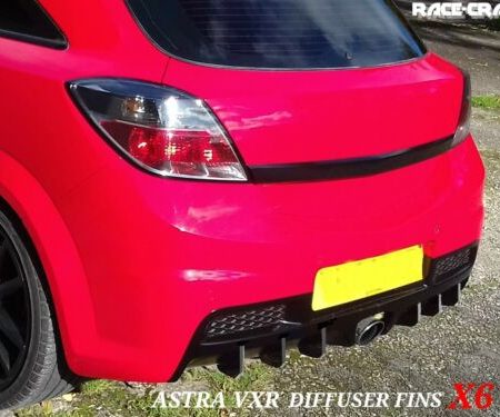 Vauxhall Astra VXR diffuser fins/race fins/diffuser/VXR bumper fins/EASY FIT VXR