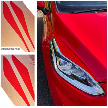 Fits"Ford Fiesta Mk8 1.0 ST Line Eye brow's,fiesta Mk8 ST Line Eye brow's +FREE