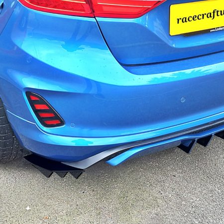 "Fits" Fiesta ST MK8 REAR CORNER SPLITTERS/MK8 Ford Fiesta ST REAR CORNER SPLITTER'S