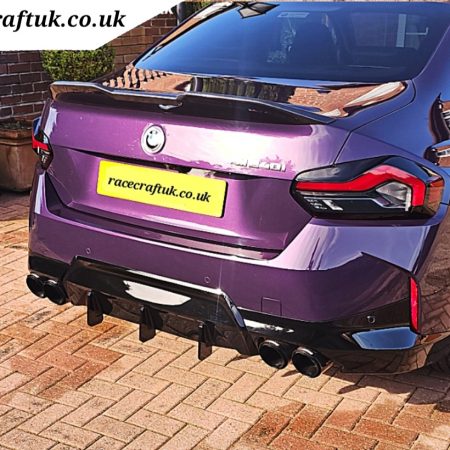 For BMW 240i X Drive Coupe M Sport Rear Bumper Diffuser Fins extension's G42