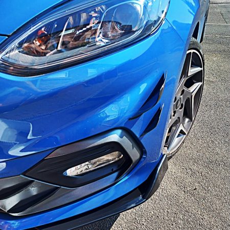 "Fits" Ford Fiesta ST MK8 Bumper Canards,Ford Fiesta ST-LINE front bumper canards.ST