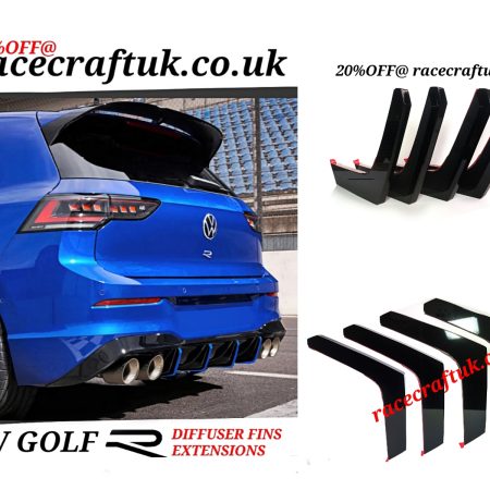 VW GOLF MK8 R AGGRESSIVE DIFFUSER EXTENSION'S