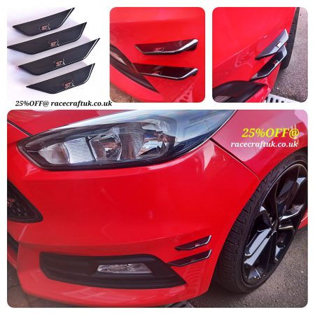 Ford Focus ST MK2/MK3/3.5 FRONT BUMPER CANARDS